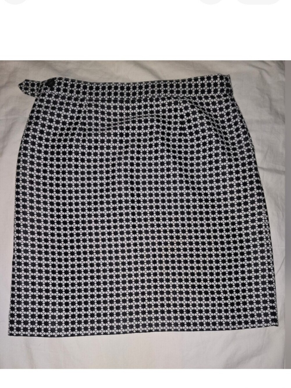 Brooks Brother 346 Geometric Skirt Ladies 6 Floral Pencil black